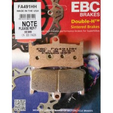 EBC Brakes Double-H Sintered Superbike Brake Pads Front - FA491HH